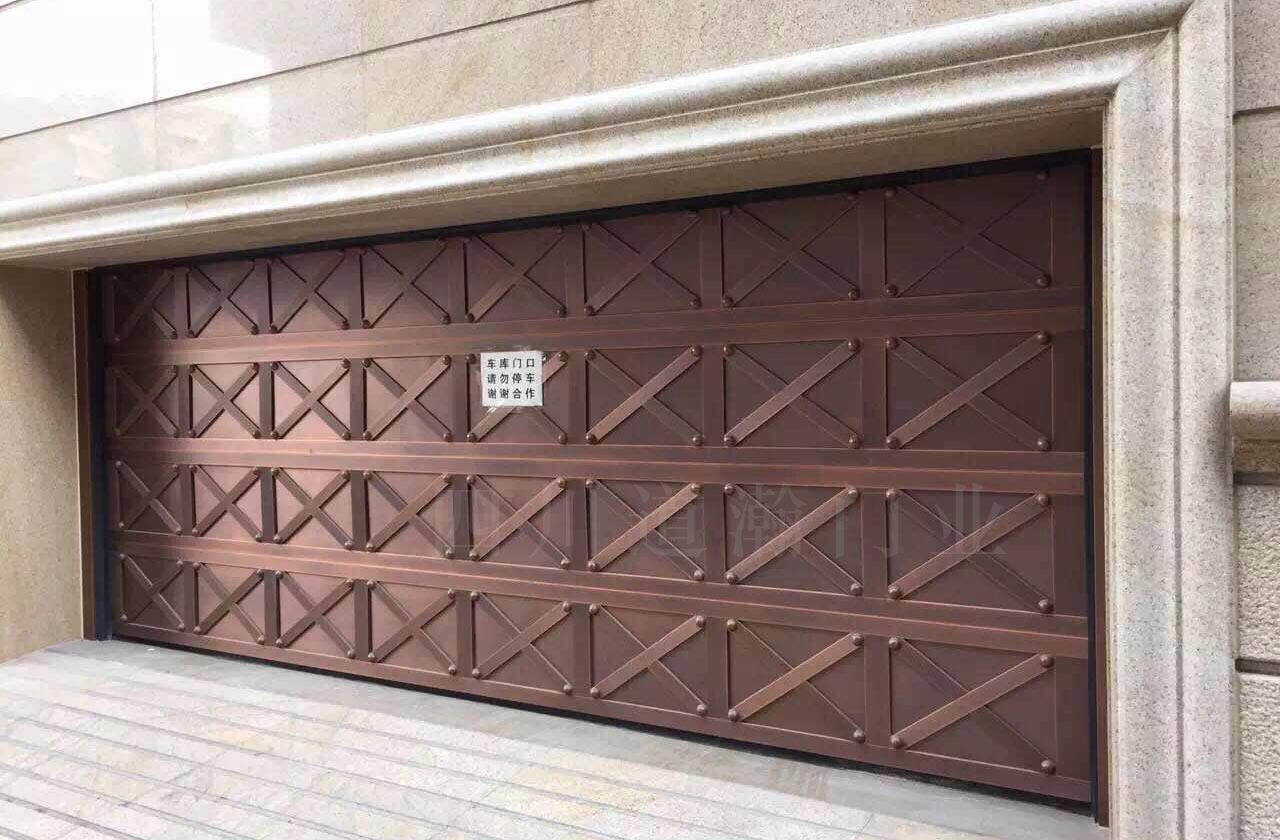 铜艺翻板车库门